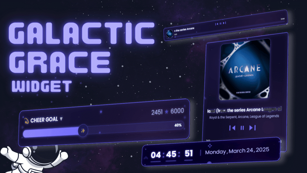 Galactic Grace Twitch Widget Bundle