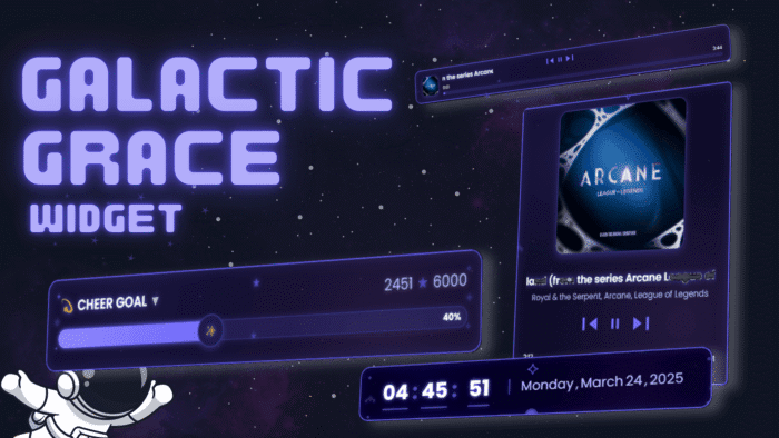 Galactic Grace Twitch Widget Bundle