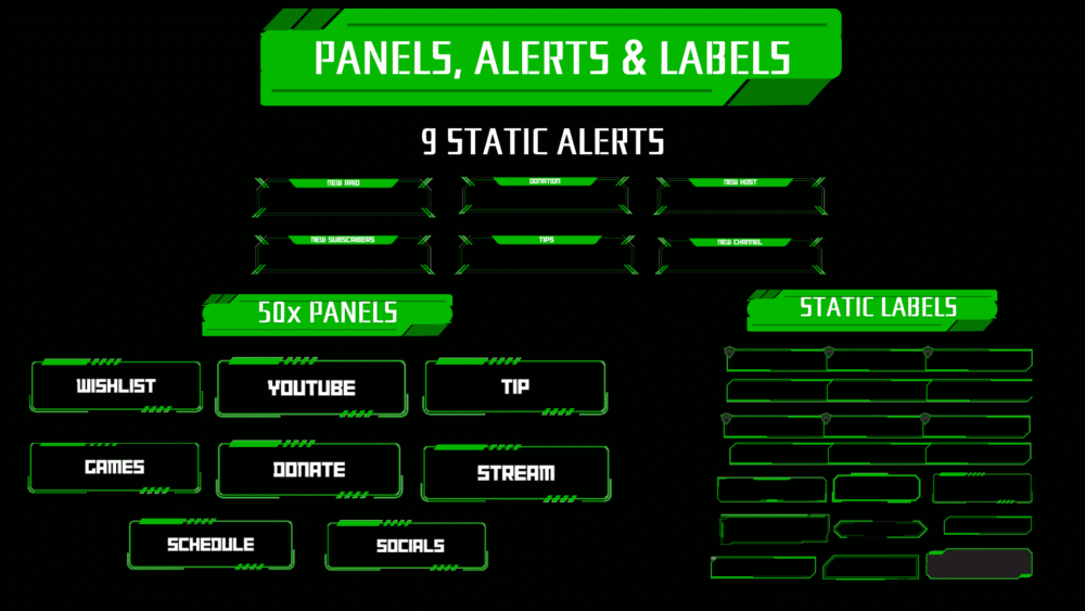 Gamer - Stream Package (GREEN)