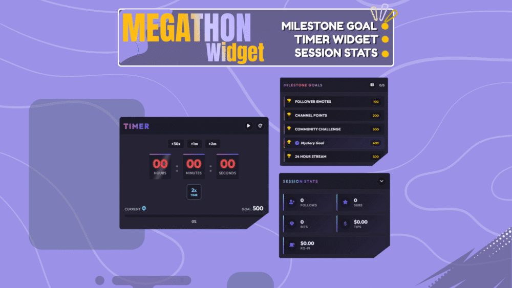 Megathon Twitch Widget
