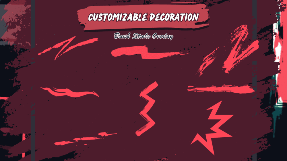 Brush Stroke Stream Package - GreatOverlays