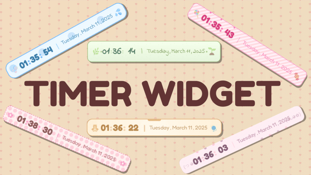 Date and time widget