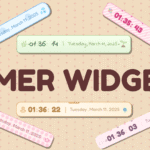 Date and time widget
