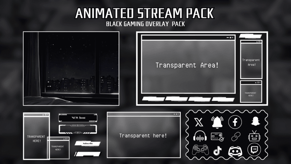 Gamer - Stream Package (Black)