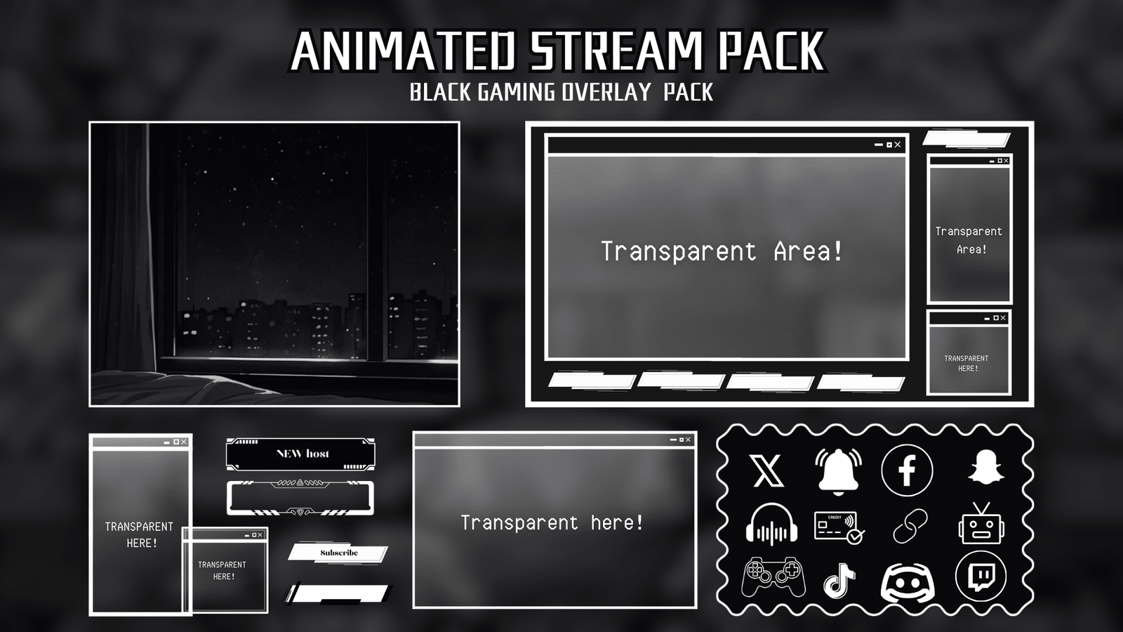 Gamer - Stream Package (Black)