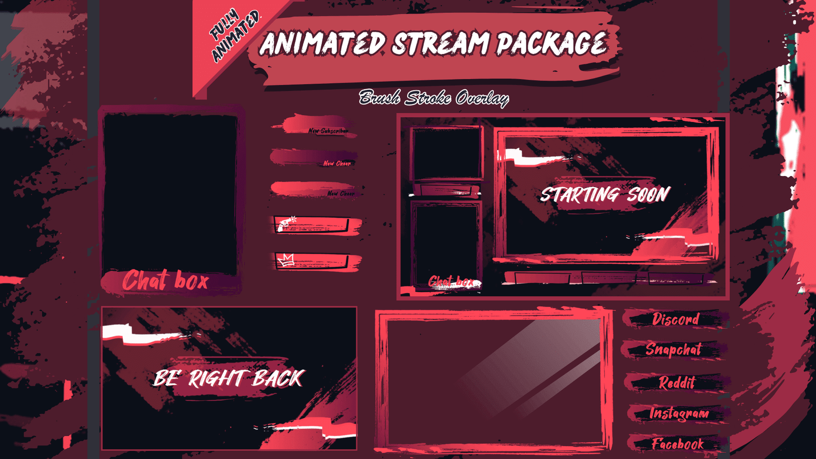 Brush Stroke - Stream Package