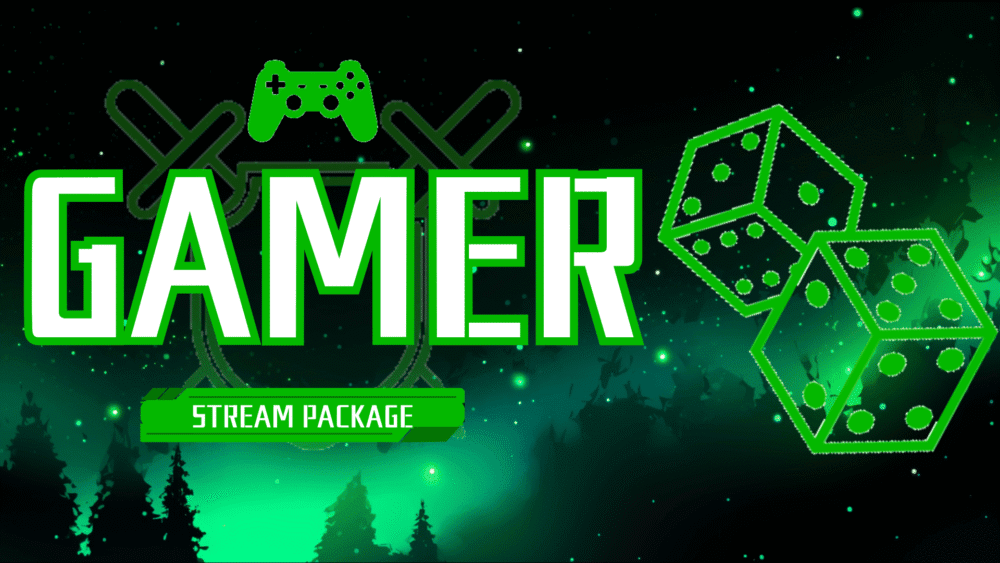 Gamer - Stream Package (GREEN)