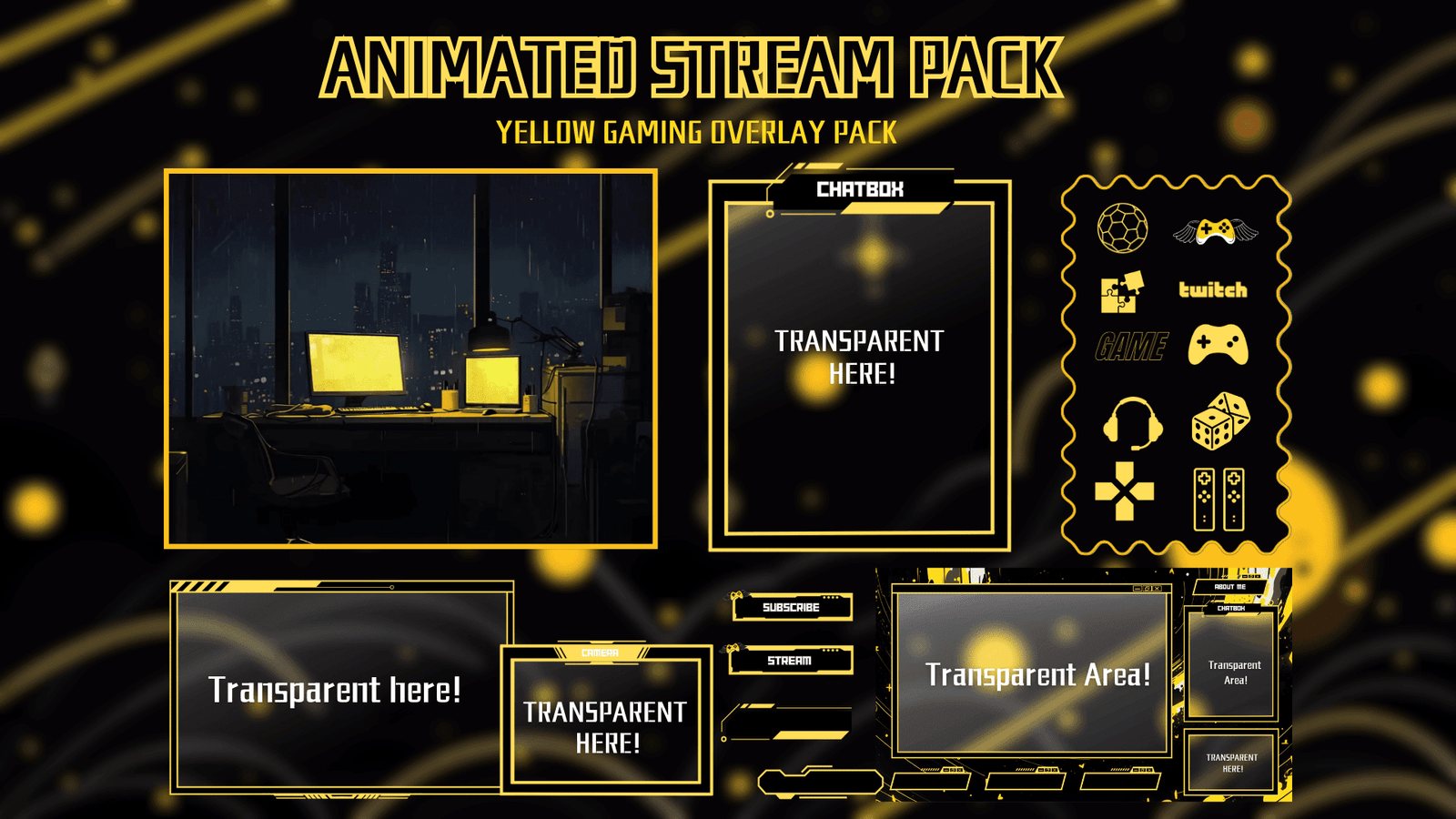 Gamer - Stream Package (Yellow)