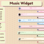 Lofi Spotify Music Widget