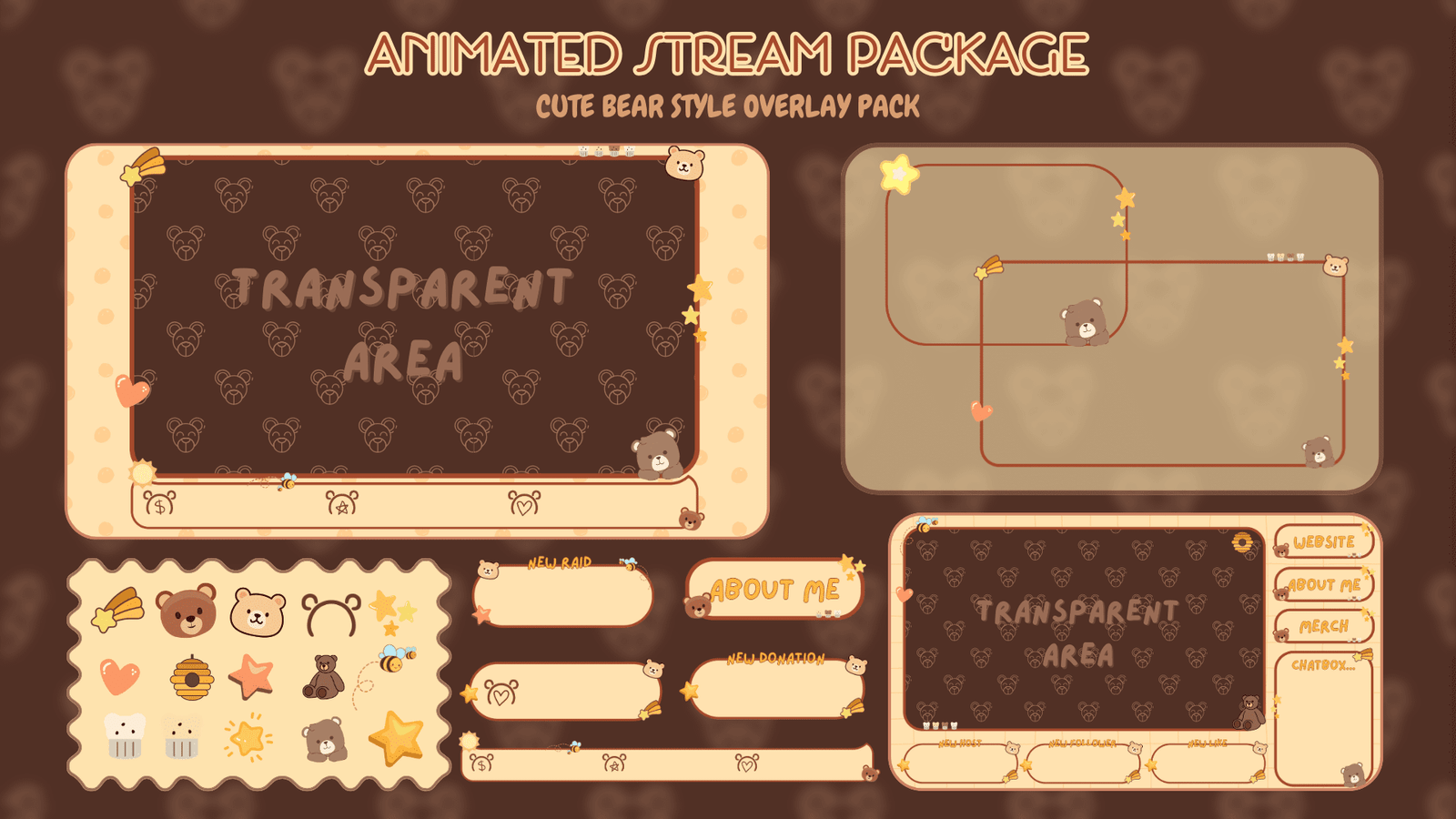 Cute Bear - Stream Package
