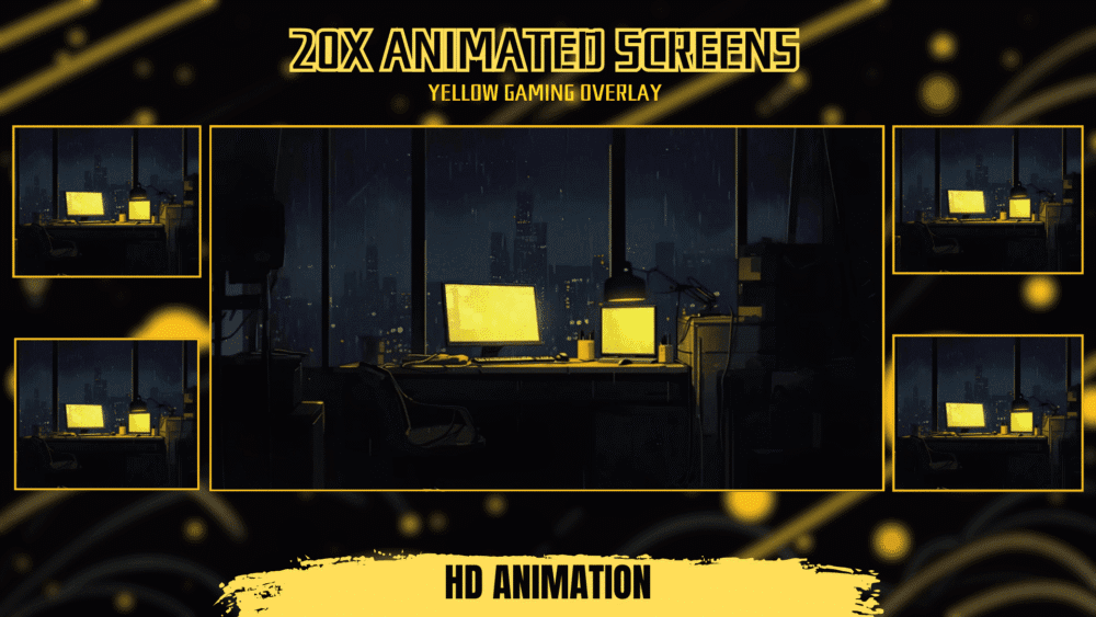 Gamer - Stream Package (Yellow)
