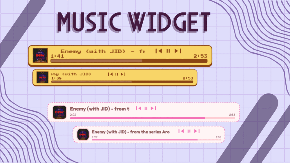 Spotify Music Widget - Stream Widget