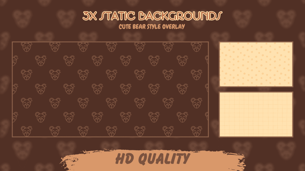 Cute Bear - Stream Package