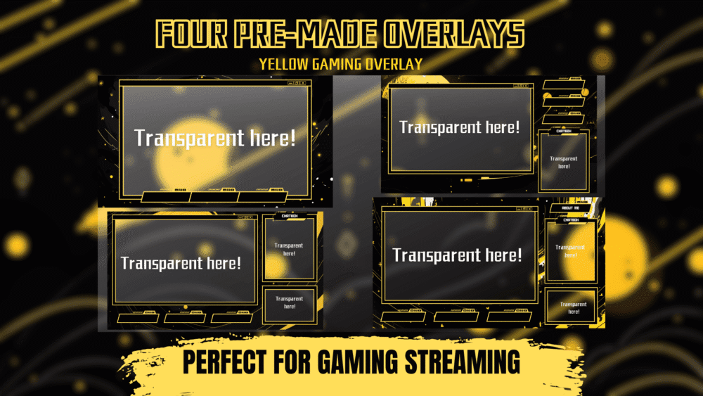 Gamer - Stream Package (Yellow)