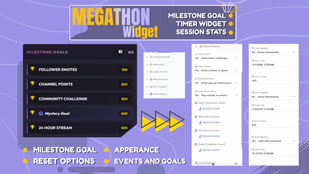 Megathon Twitch Widget