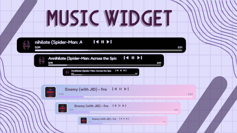 Spotify Music Widget - Stream Widget