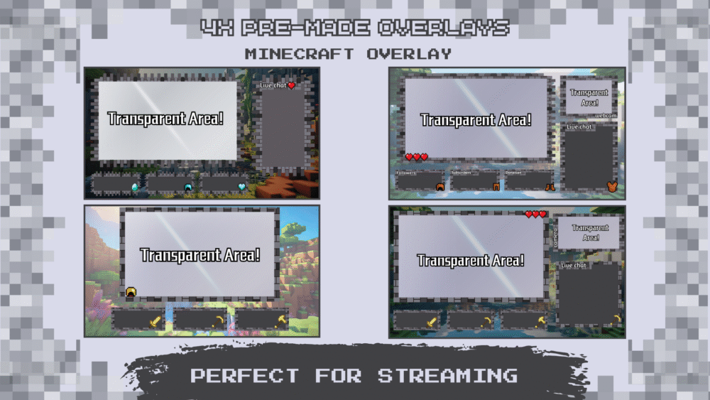 Minecraft - Animated Stream Package