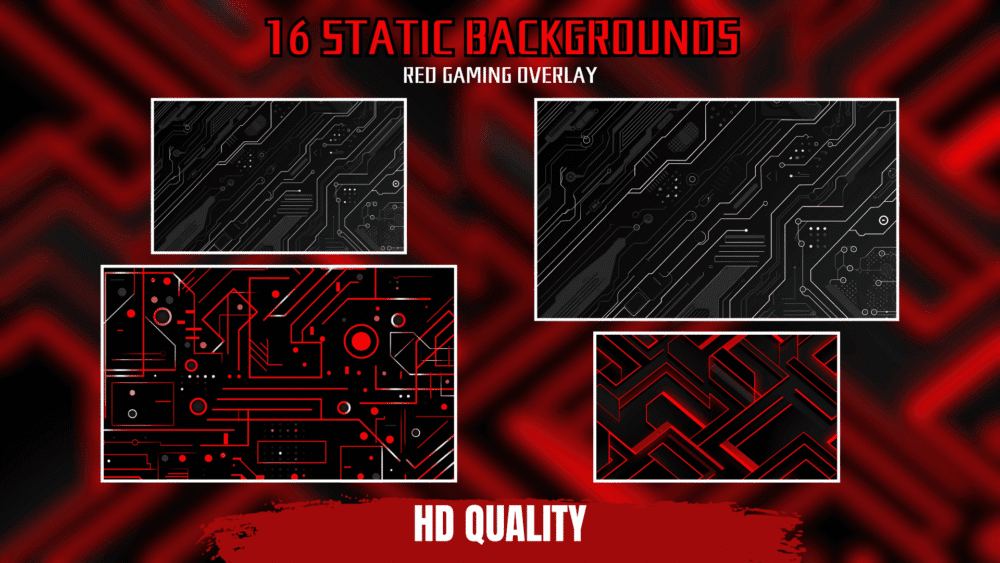 Gamer - Stream Package (Red)