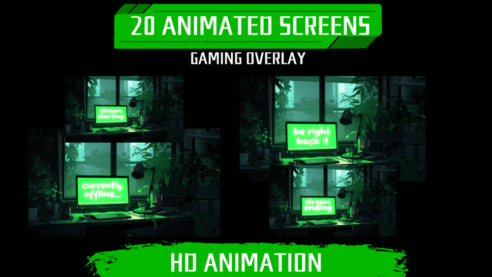 Gamer - Stream Package (GREEN)