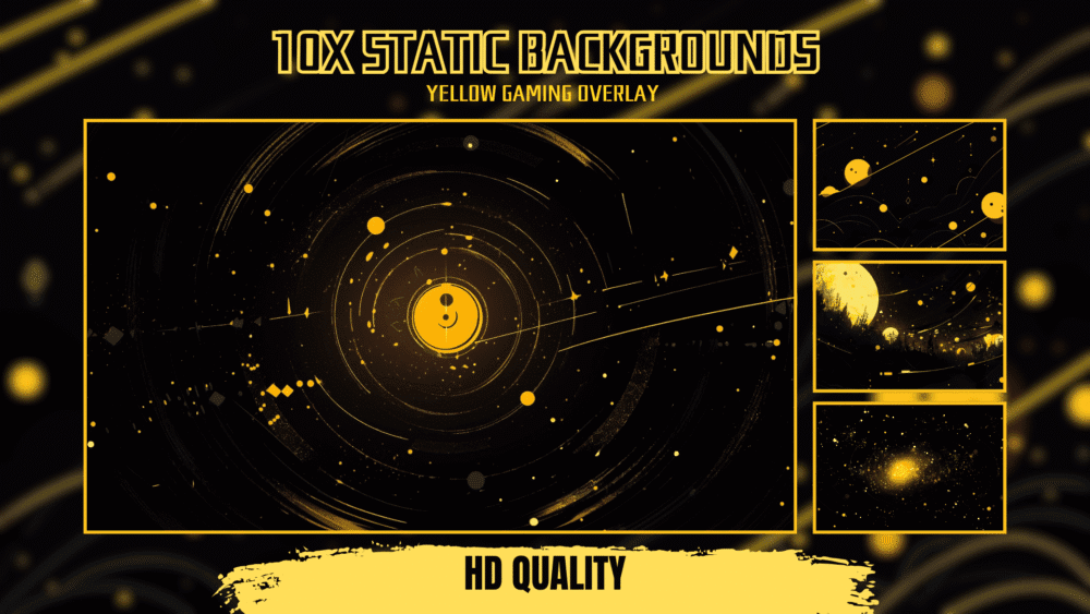 Gamer - Stream Package (Yellow)