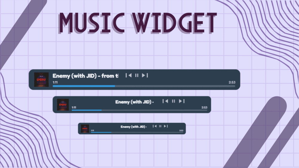 Spotify Music Widget - Stream Widget