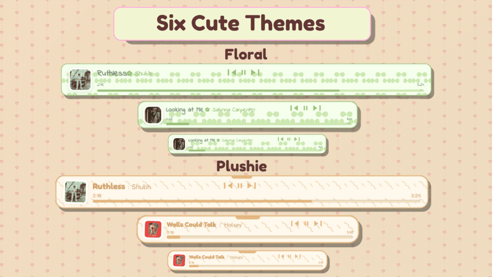 Lofi Spotify Music Widget