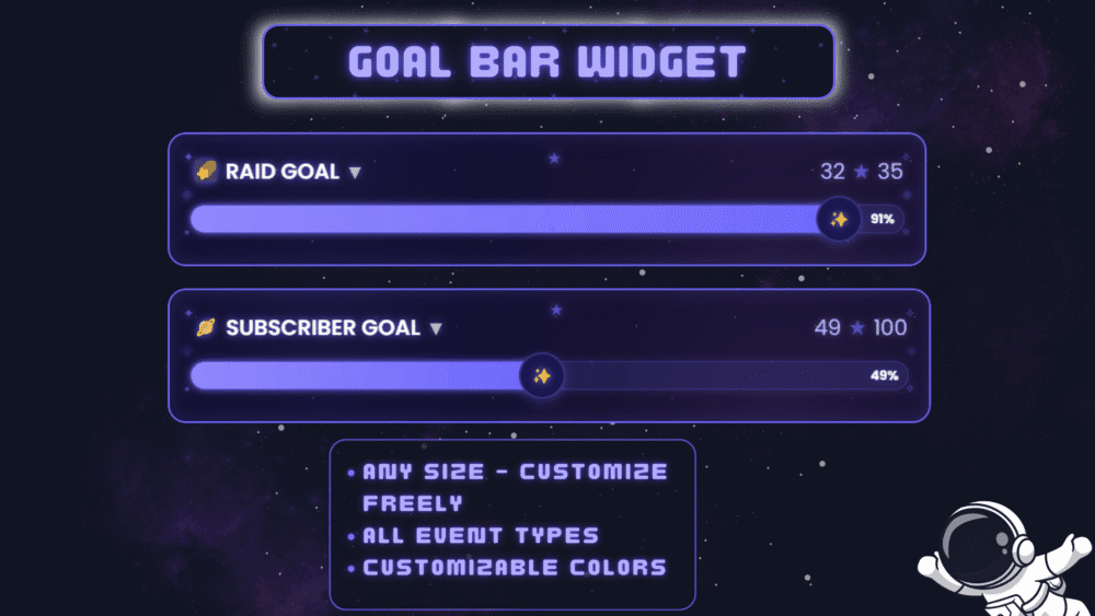 Galactic Grace Twitch Widget Bundle
