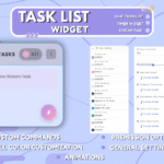 Task List Widget - Pomodoro timer widget