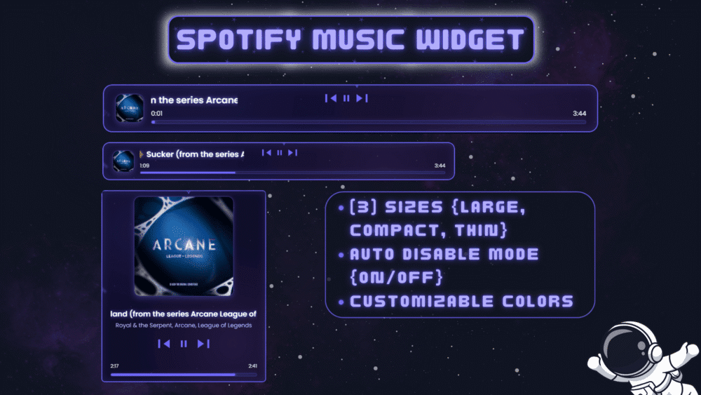 Galactic Grace Twitch Widget Bundle