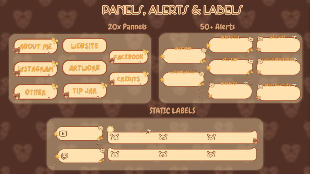 Cute Bear - Stream Package