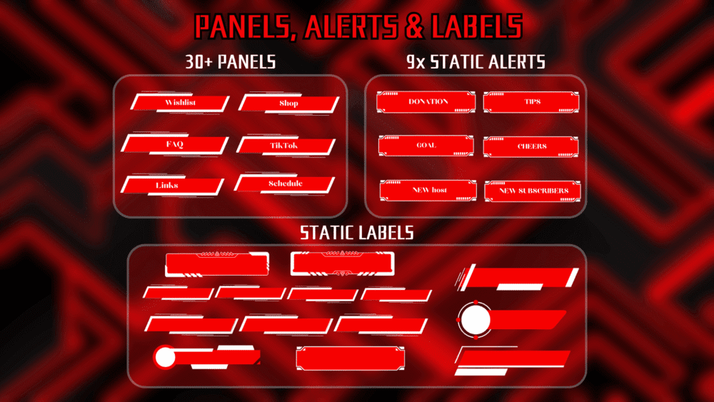 Gamer - Stream Package (Red)