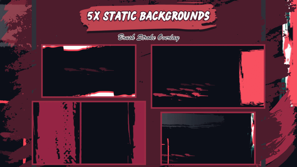 Brush Stroke Stream Package - GreatOverlays