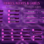 Gamer Stream Package (Purple )- GreatOverlays