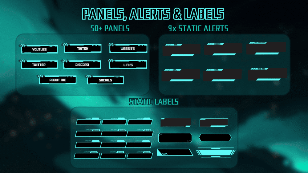 Gamer - Stream Package (Turquoise)