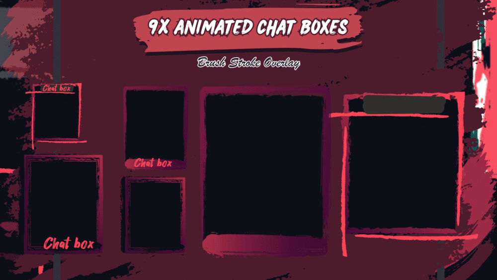 Brush Stroke Stream Package - GreatOverlays
