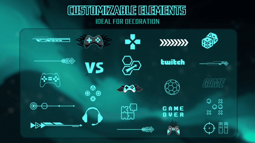 Gamer - Stream Package (Turquoise)