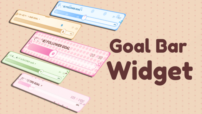 Goal bar stream widget
