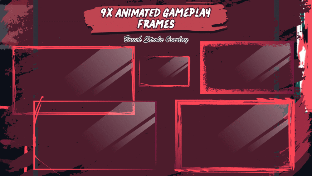 Brush Stroke Stream Package - GreatOverlays