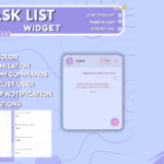 Task List Widget - Pomodoro timer widget