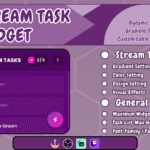 Task list Widget - To-Do List - Music widget