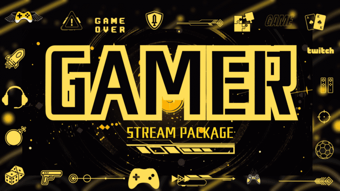 Gamer - Stream Package (Yellow)