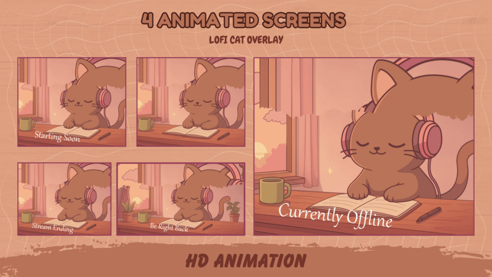 lofi Cat - Stream Package