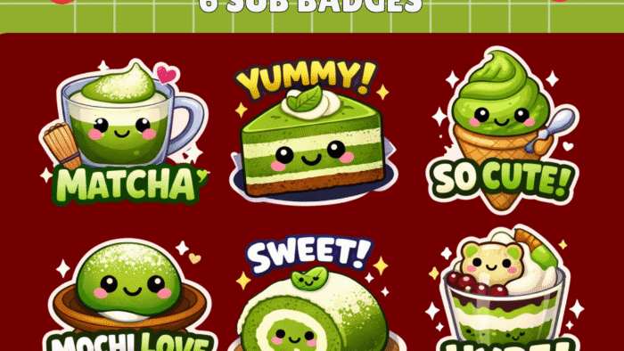 6x MATCHA Desert Sub badges (Digital Download)
