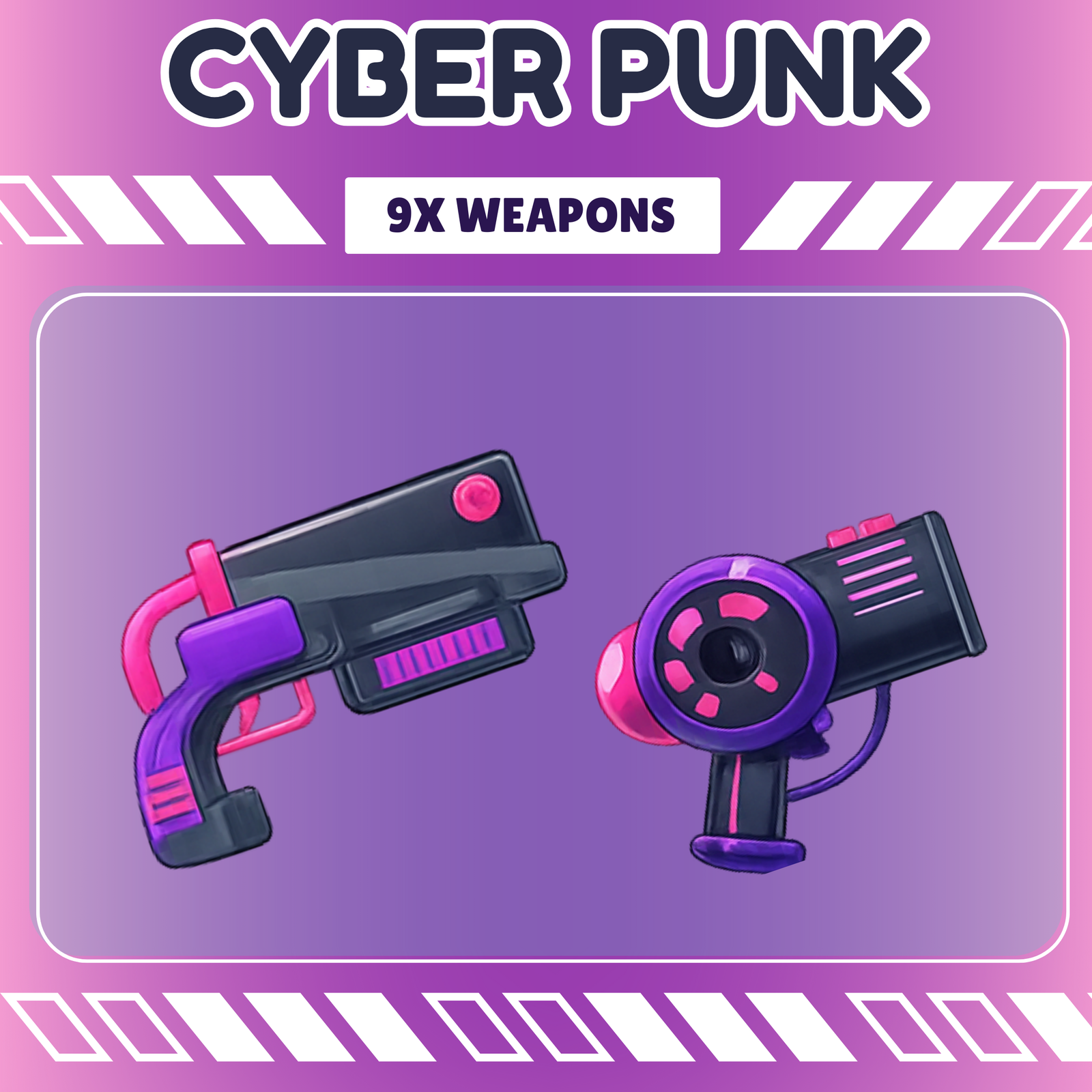 9x CyberPunk Emotes for Gamers/Streamers