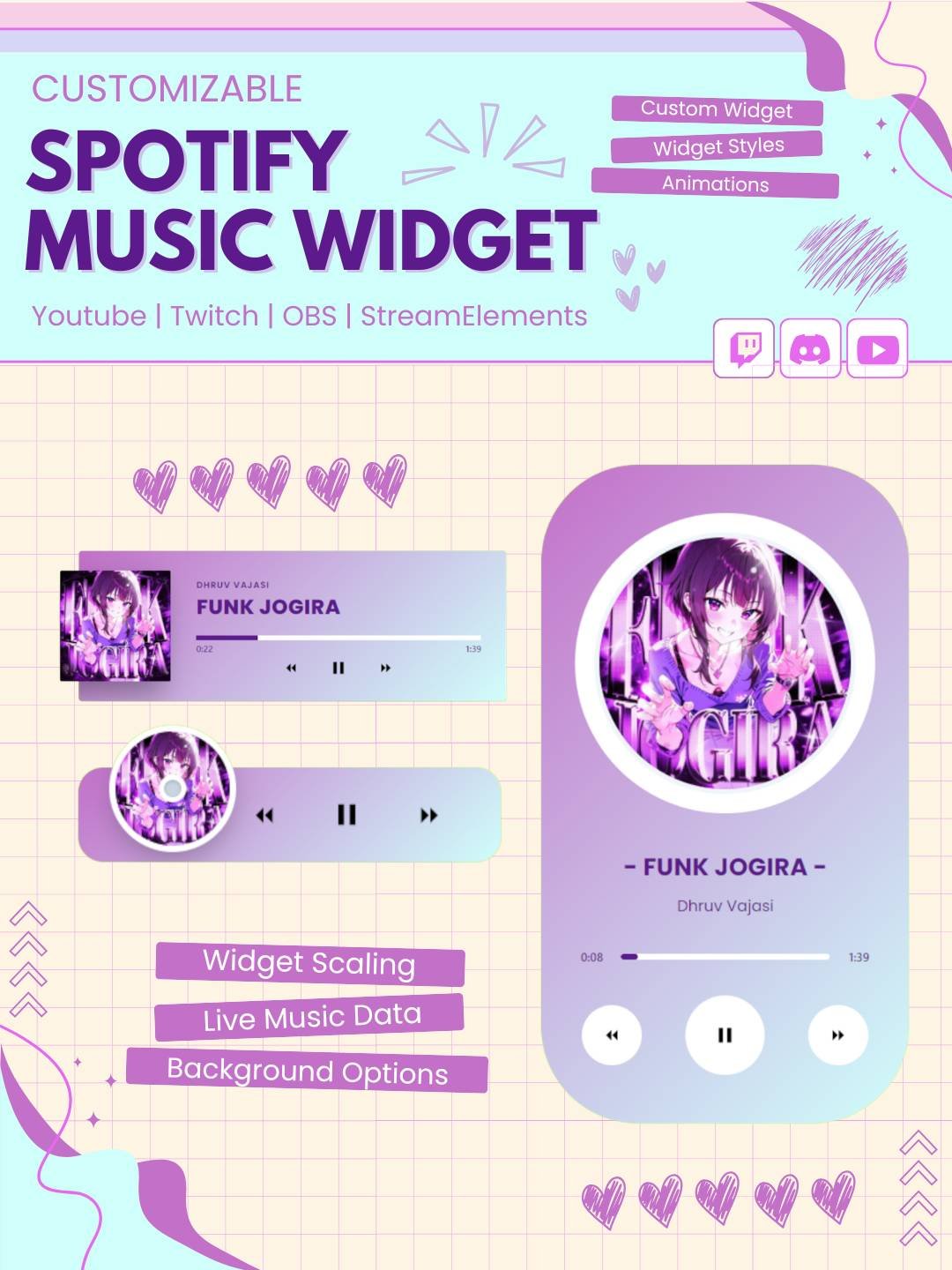 Now Playing Widget for Streaming
