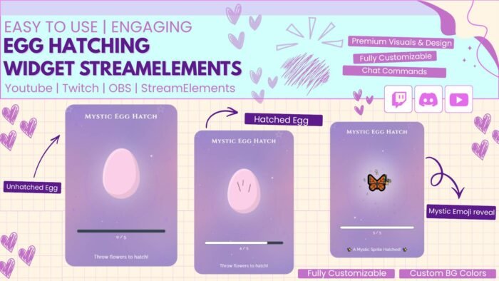 Mystic Hatch Egg Widget for StreamElements