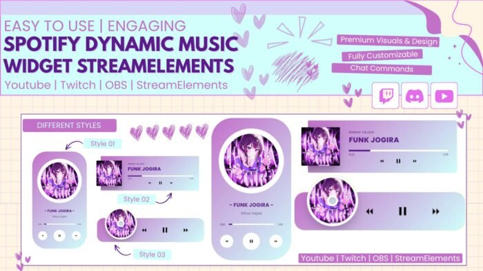 Now Playing Widget for Streaming